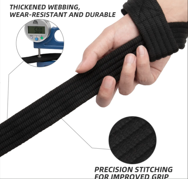 Straps Correa Levantamiento Pesas Gym - Imagen 3