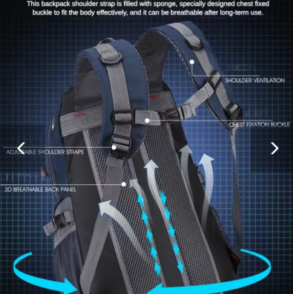 Bolso morral para camping o gimnasio - Imagen 4