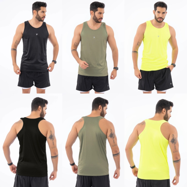 CAMISILLA DEPORTIVA SLIM FIT GYM HOMBRE - Imagen 3