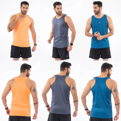 CAMISILLA DEPORTIVA SLIM FIT GYM HOMBRE